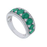 Anillo Babila Milano Mujer Colore in Oro blanco Smeraldo 2.30 Ct 234410 - 234410